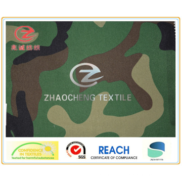 320t tecido de impressão de camuflagem deserto de Taslon poli (zcbp183)